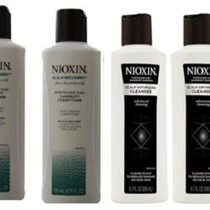 2 Nioxin Dandruff Shampoo Scalp Optimizing Cleanser + 2 Dandruff Conditi…